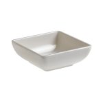 Leone Melamine Bowl Square White 7.5