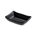 Leone Melamine Bowl Rectangular Black 9