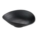 Leone Melamine Bowl Oval Black 13