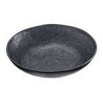 Leone Melamine Maya Bowl Round Black Ø31