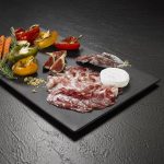 Leone Melamine Tray Rectangular Flat Black GN 1/2 - Image 2