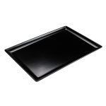 Leone Melamine Tray Topazio Black 30x20