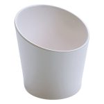 LEONE BOWL CYLINDER MEL. 400ML Ø11X10 WHITE