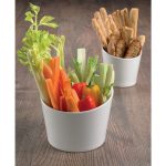 LEONE BOWL CYLINDER MEL. 400ML Ø11X10 WHITE - Image 2