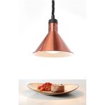 HENDI HEAT LAMP INFRARED CONICAL COPPER