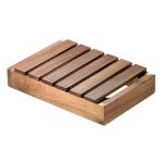 LEONE BUFFET MODULE CLOSED ACACIA 30x19.5x6
