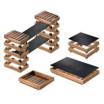 LEONE BUFFET MODULE CLOSED ACACIA 30x19.5x6 - Image 4