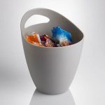 LEONE TABLE BIN PLASTIC GREY 13X17 - Image 2