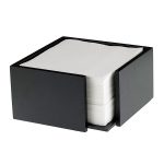 LEONE NAPKIN HOLDER BAMBOO 19 BLACK