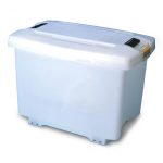 ARAVEN PP CONTAINER W/WHEELS 65X44X46 70L