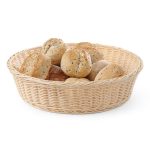 HENDI BASKET PP ROUND BEIGE 40X9