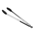 HENDI TONGS SILICONE SOFT GRIP W/LOCK 27