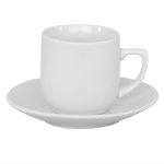 FOLK CUP + SAUCER 90CC X6