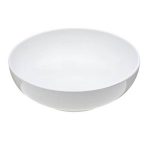 LEONE BOWL ROUND MEL. Ø15X7.4 MOON WHITE