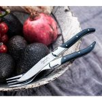 LAGUIOLE STEAK KNIVES 2.5MM BLACK WOOD X6 - Image 4