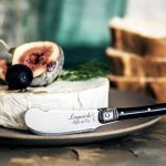 LAGUIOLE CHEESE KNIVES BLACK S/3 IN WOODEN TRAY - Image 3