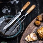 FORGED FORK CARVING JAPANESE 19CM - Image 7
